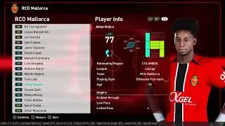 Набор лиц RCD Mallorca 2025/2026 для PES 2021-SPFL2026