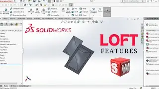 SolidWorks Loft Boss Base | SolidWorks Loft Cut