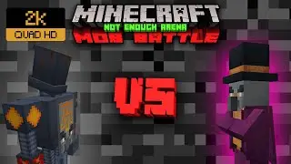 BLACK IRON GOLEM VS THE CONJURERS | Minecraft Mob Battle