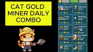 Cat Gold Miner Daily Combo Today 23/24 October  | Cat Gold Miner Daily Combo