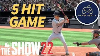 MLB The Show 22 Road to the Show ep 3 - Perfect Hitting Game!