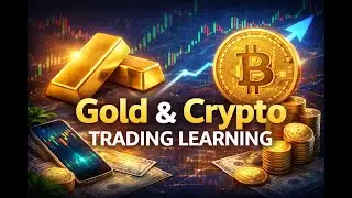Gold & Crypto Trading Learning Live | Educational Analysis