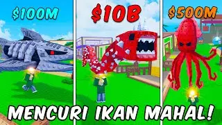 Gw Mencuri MONSTER IKAN Termahal di Roblox!! Steal A Fish!