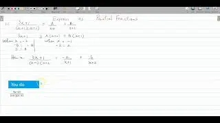 Partial fractions with linear factors in the denominator