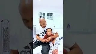 Daddy taking care of his baby boy 👦 