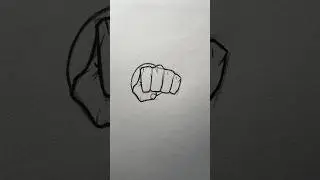 How to Draw a Fist &ndash; Easy Tutorial #drawing #sketch #fist #hand #tutorial #beginner #art #shorts #fy