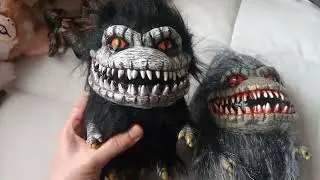 CRITTERS movie krites plush prop dolls black & grey variant