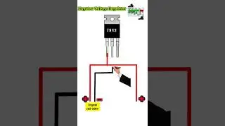 Negetive voltage regulator || LM7912 || Voltage Regulator LM7912 Connection || LM7912 Diagram ||