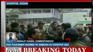 Five Policemen injured in ambush by Bodos in Assam