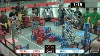 2015 VRC Sci Q1 - 7609A 1575A vs 1604 7110A - 29 to 73 - VEX Worlds 2015 - Science Division