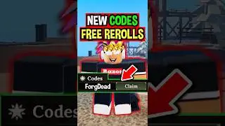 NEW REROLL CODES in The Forge Roblox
