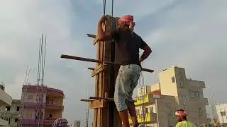 RCC&nbsp;column casting work कॉलम सेंटरिंग किस तरह से किया जाता है  shuttering formwork for column?