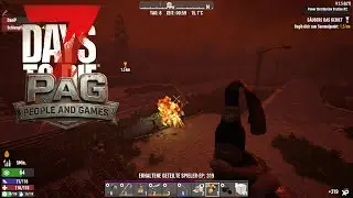 Fiery first horde in 7 Days to Die 2.5 gameplay #16 [2026]