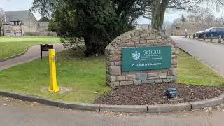 Entering St Pierre Country Club Golf Delta Hotel Marriot Chepstow Wales