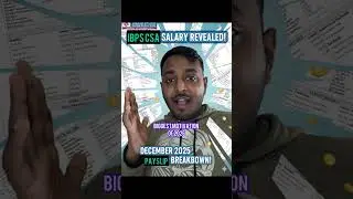 😱IBPS CSA latest salary slip| 🎯Don&rsquo;t Miss the end 30Sec please🙏🏽 | #bank #ibps #salary #viral #share
