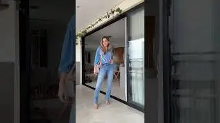 LOOK: cal&ccedil;a reta em jeans e camisa em viscose