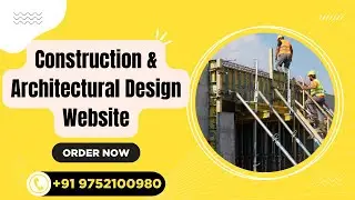 Construction & Architectural Design Website &mdash; Build Your Brand Online 🏗️