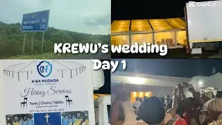 KREWU’S WEDDING DAY 1 VLOG