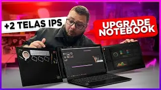 Um belo UPGRADE no Notebook com KIT Extensor de Tela Duplo Zinnia Vizion Pro (+2 Telas IPS)