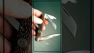 Винтажный складной нож Remington для охоты на водоплавающих птиц, 1990-е годы.