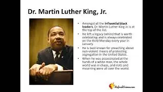 Black Leaders in History - PowerPoint Presentation