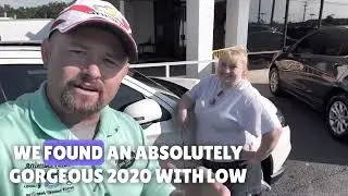 Customer celebration with car guy Jake