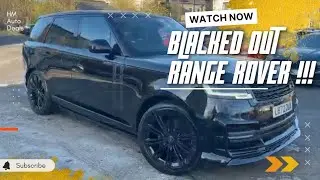 Black Range Rover Vogue 🖤 | Ultimate Luxury SUV Walkaround | Clean & Aggressive Build