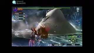 【MHXX】まるの属性ライトで遊ぼう。G級ザボアザギル。3分台討伐。