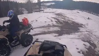Hill Climbs on 2023 Outlander X MR 850 with Yoshimura Slip-On Exhaust
