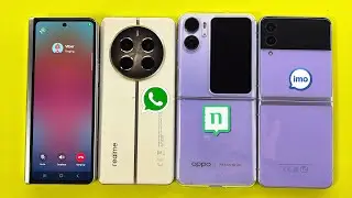Social Media WhatsApp+IMO+NandBox Incoming Outgoing Call Says Z Fold3, Z Flip3, Realme 12 Pro, OPPO 