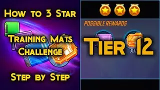 How to 3 Star: Training Mats Challenge - Tier 12 | Easy Mode | Marvel Strike Force | MSF