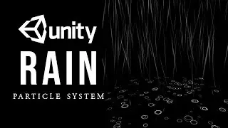 Rain VFX Unity Particle System || How to make a Rain Effect in unity Particle System VFX