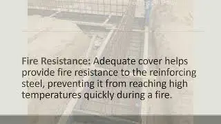 Why cover blocks are used in construction reinforcement?