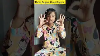 Five fingers, five fingers clap clap clap 👏 #englishrhymes#fingersong #shorts #ytshorts