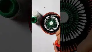 Republic Day Special waste CD #diy #reuse #art #craft