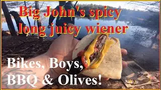 Big John's spicy long juicy wiener off Fire Access road Tenere 700 Kawartha