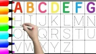 Learn ABCD Alphabets and numbers counting 123.Shapes for kids and Toddlers.ABC nursery song.#kids
