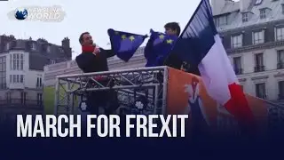THOUSANDS MARCH IN PARIS DEMANDING 