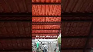 Upvc shed at moinabad in tellow dhaba vikarabad highway #yellow dhaba upvc shed #roofing #upvcprofil