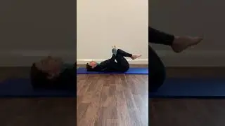 Knee hugs for lumbar spine