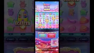 le hicimos giros y compra de bonos a la sugar rush 1000 y paso esto casino oline 👀👀👀👀