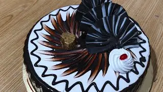 Cake's black forest cake cakedesign cake ideas Black Forest fresh cream cake new design cake'smakin