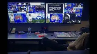 Newsline channel 31 control room behind the scenes 