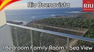Riu Buenavista - Тенерифе, декабрь 2025: Семейный номер с одной спальней и видом на море. Полный ...