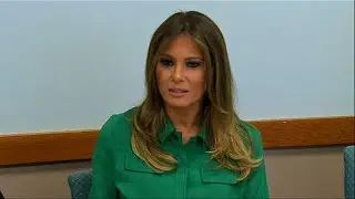 Melania Trump Visits WV Infant Rehab Facility