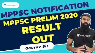MPPSC PRELIMS 202 RESULT OUT | MPPSC Prelims 2020 Notification | Gaurav Sharma