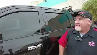 Низкопрофильные козырьки для боковых вентиляционных отверстий AVS на Ram 1500, обзор Криса из C&H Auto Accessories