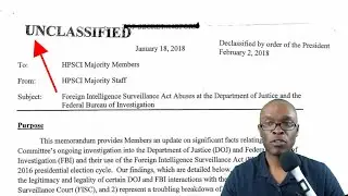 Let&rsquo;s Read The Full, Unredacted Memo Released by the GOP and Donald Trump #MemoDay
