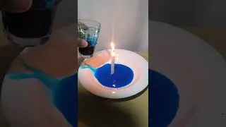 What Happens If You Cover a Burning Candle with a Glass? | Rising Water Experiment