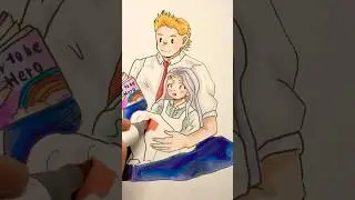 Drawing lemillion ￼and eri!! From MHA